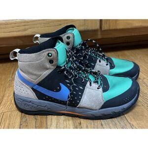 Mens Nike ACG Air Alder Mid Sneaker Boot Shoes 10.5 599660-243 Khaki Gamma Green